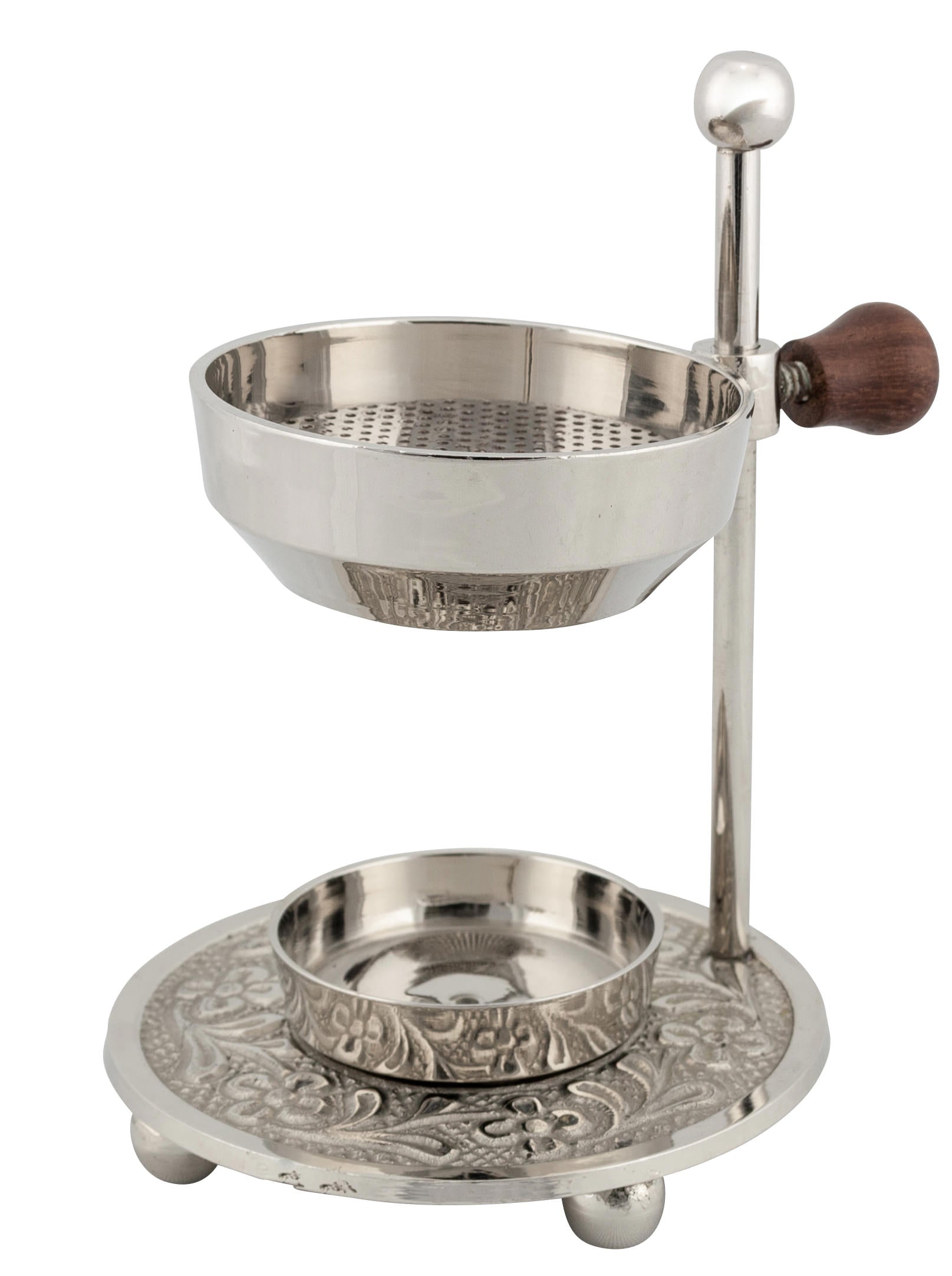 Räuchergefäß mit Sieb - Messing - verstellbar