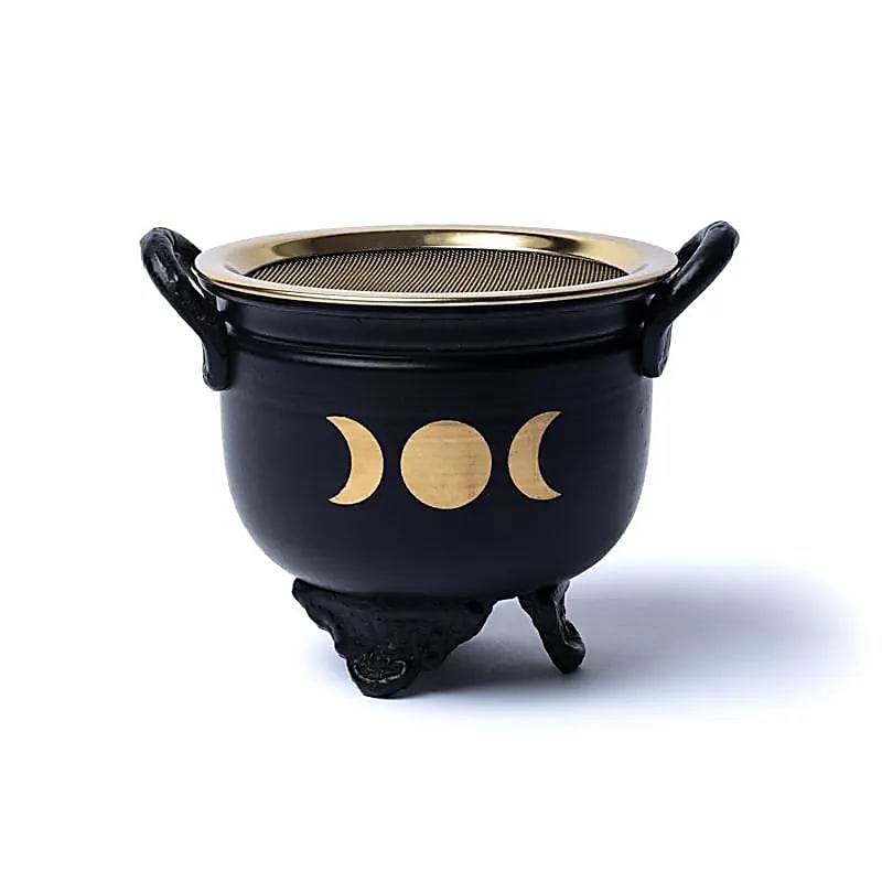 Räuchergefäß mit Sieb - Mondphasen