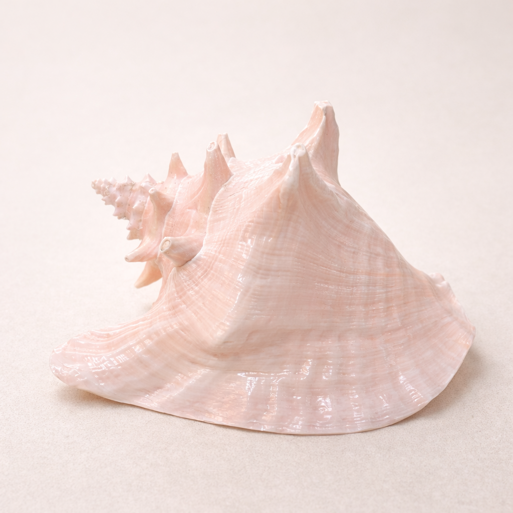 Trithorn-Muschel in Rosé (Einzelstück)