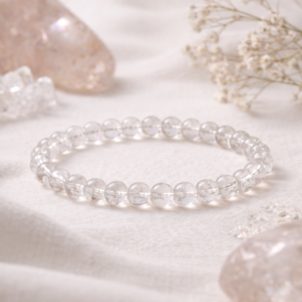 Bergkristall Armband 6 mm – Klarheit & innere Balance