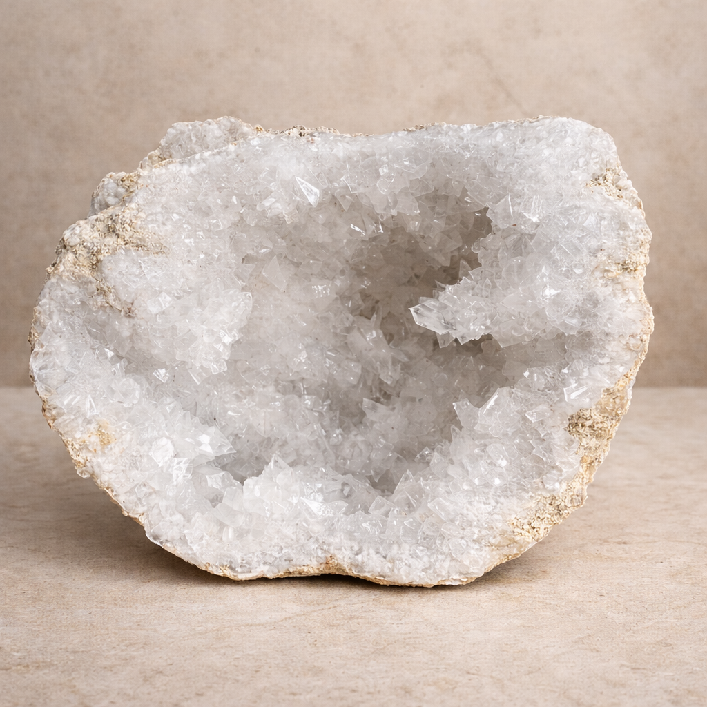 Geoden Set groß - Bergkristall