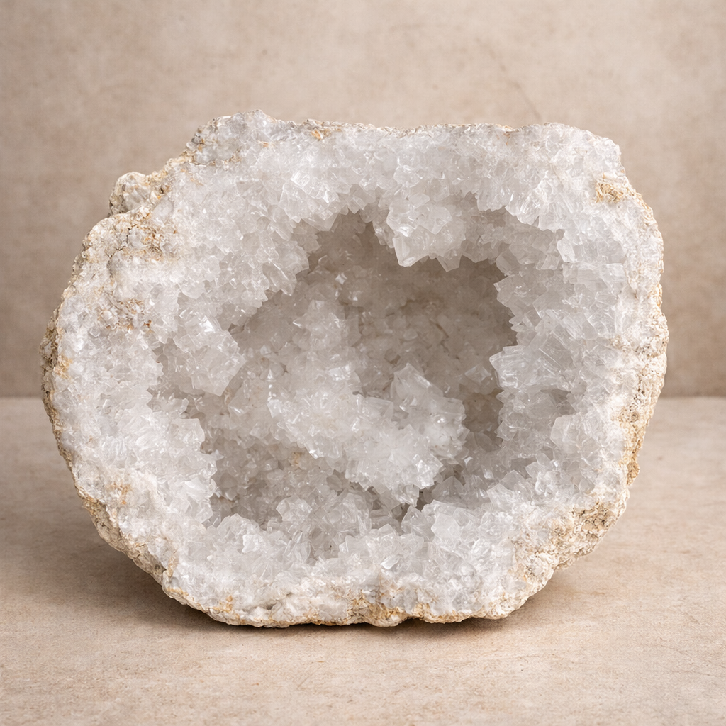 Geoden Set groß - Bergkristall