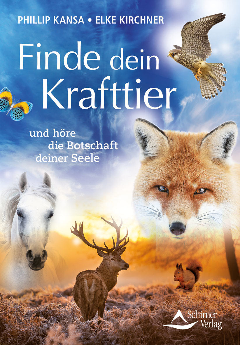 Buch über Krafttiere aus dem Schirner Verlag – spirituelle Tierbegleiter wie Bär, Eule und Habicht mit Bedeutungen und Anleitungen zur Verbindung