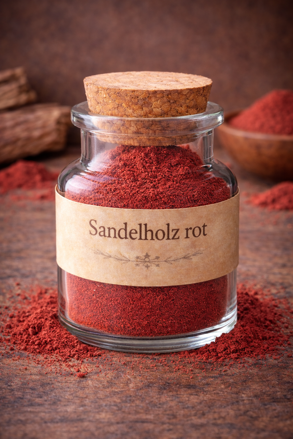 Sandelholz rot gemahlen