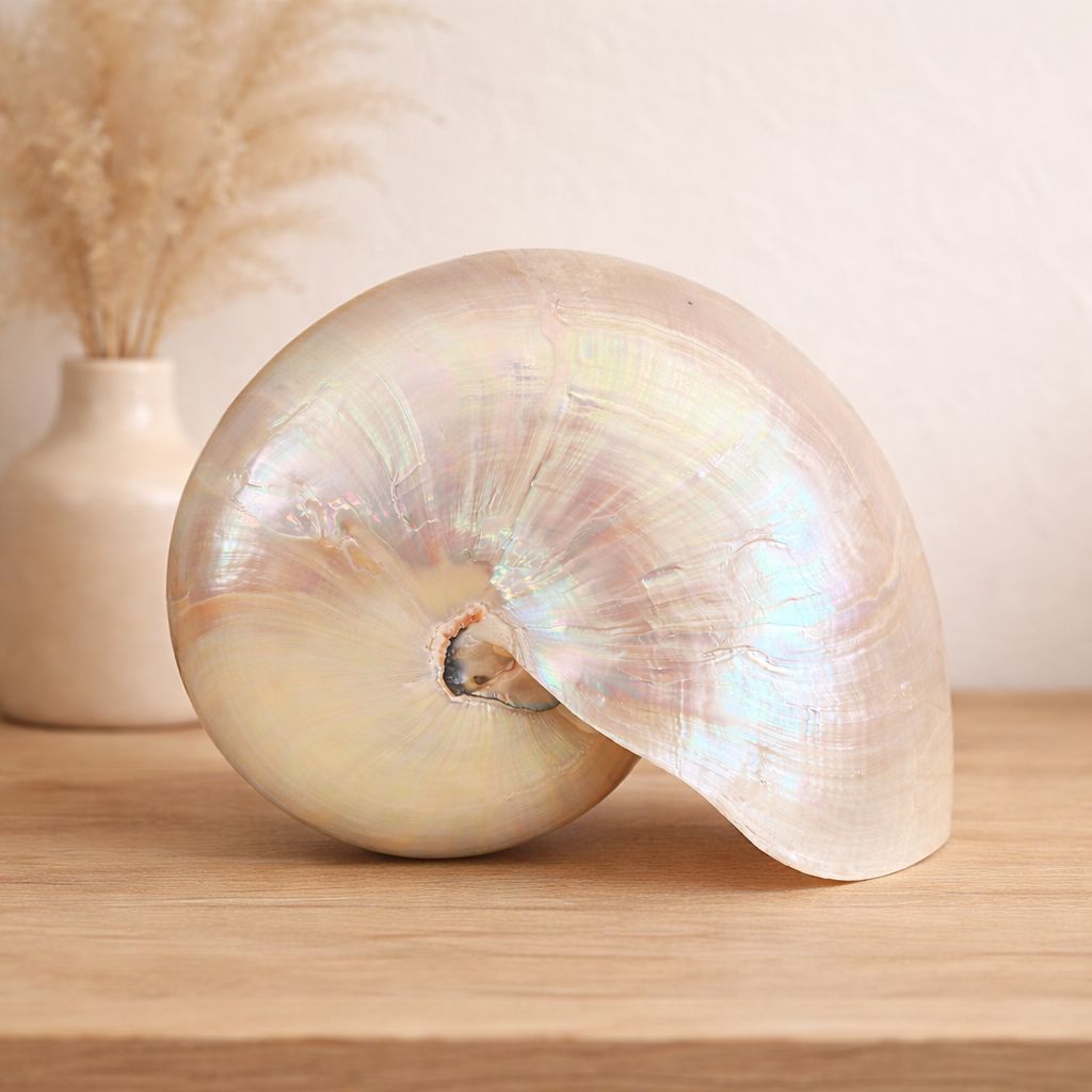 Nautilus Muschel groß - Perlmut
