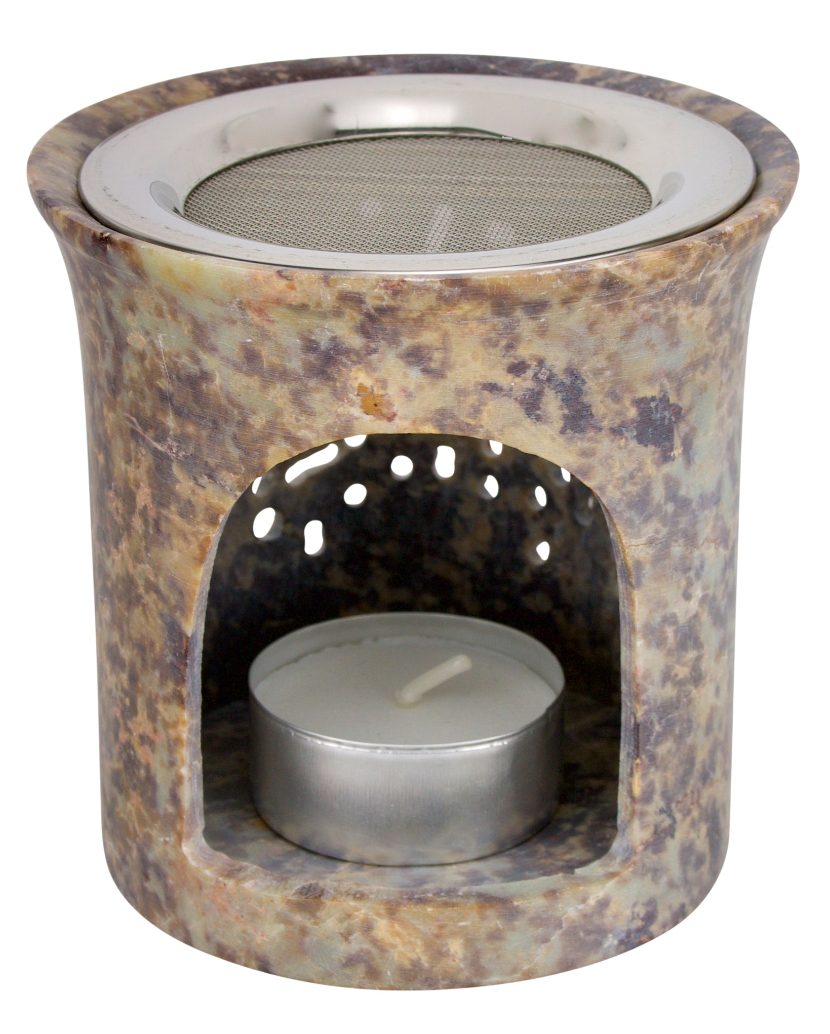 Speckstein Rauchgefäß - mit Sieb - Lebensbaum