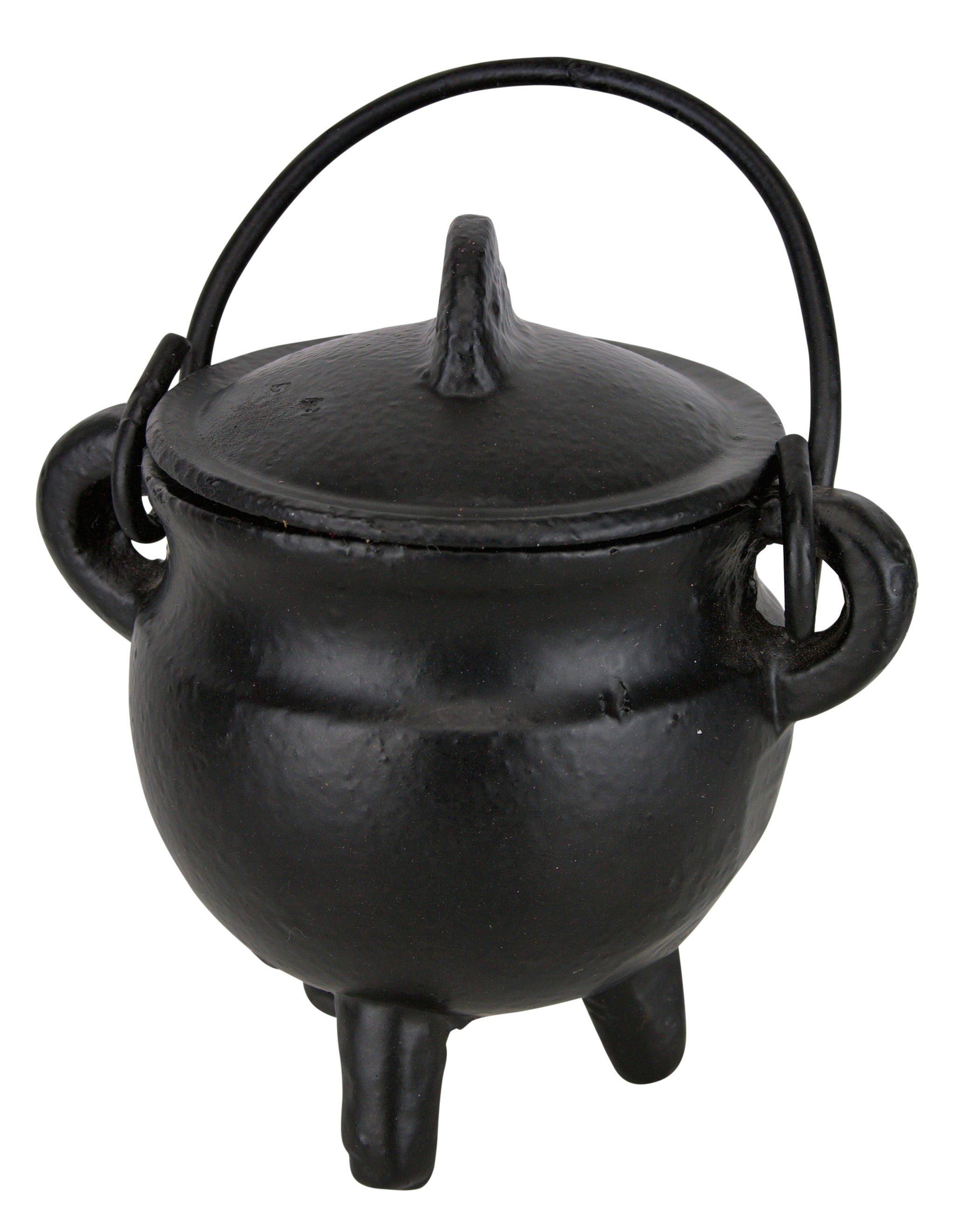 Räuchertopf mit Deckel - Hexenkessel aus Eisen