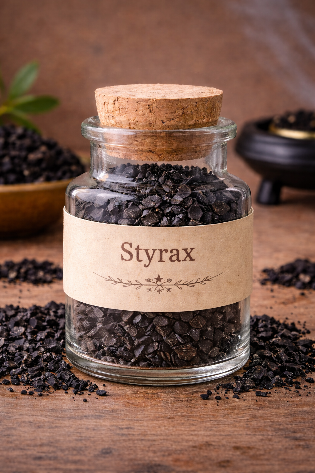 Styrax – Räucherharz (geschnitten)