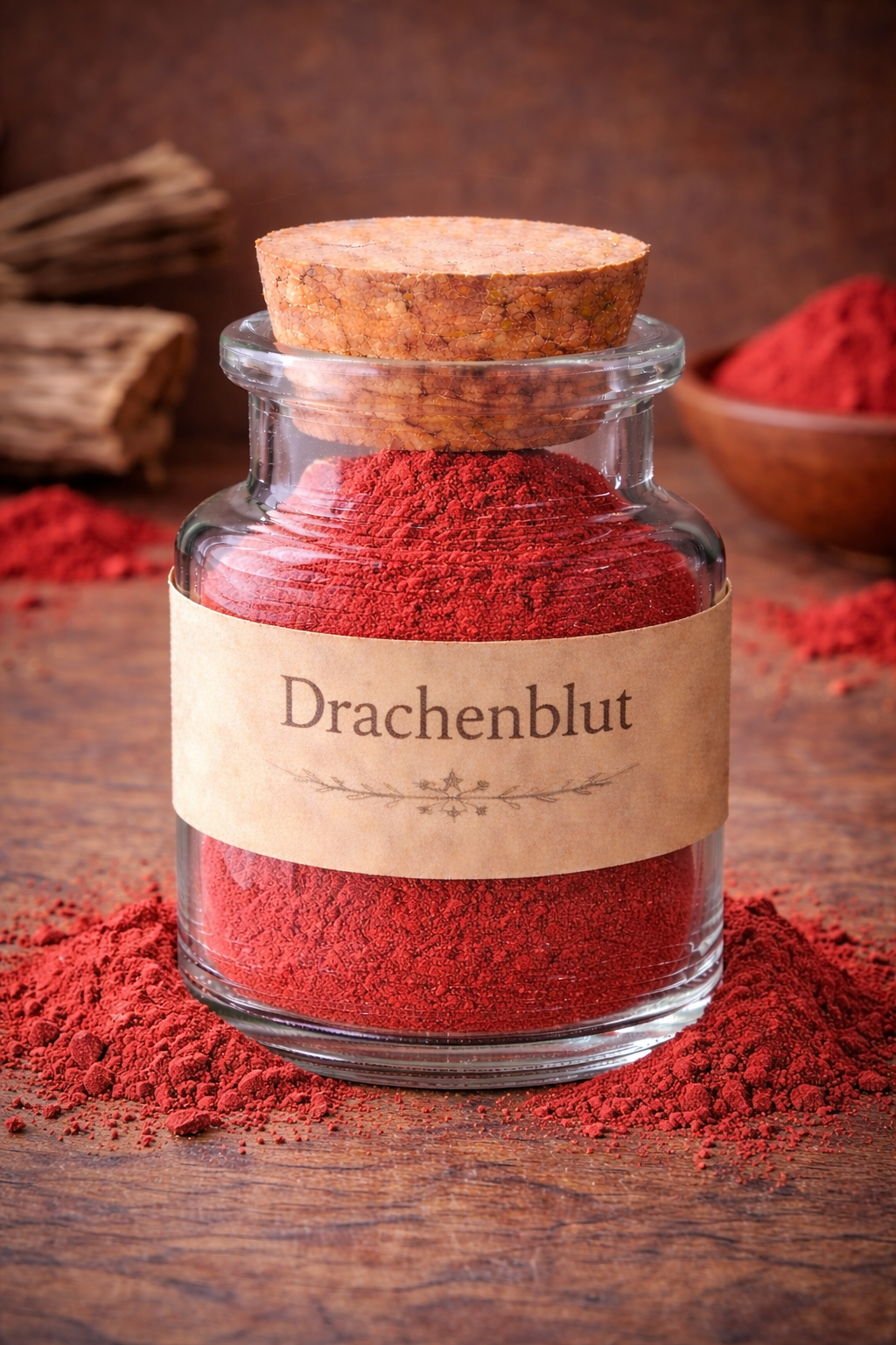 Drachenblut gemahlen
