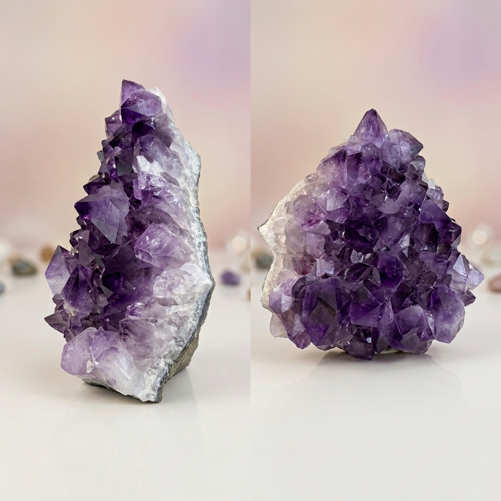 XL Amethyst - Stufe mit großen Spitzen